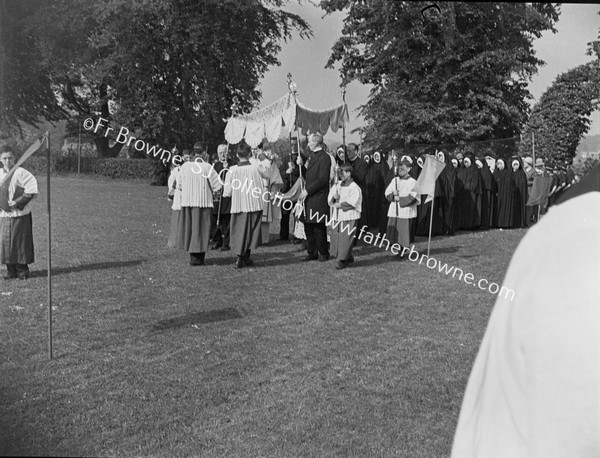 CORPUS PROCESSION AT S.HEART COURT CARDINAL CARRIN BL.SACRAMENT